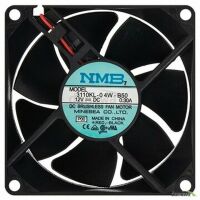 Ventilator 80x80x25 12VDC 2-pins / NMB 3110KL-04W-B50 (2e kans)