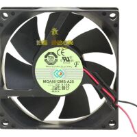 Ventilator 80x80x25 12VDC 2-pins / Protechnic MGA8012MS 3P dupont aansluiting (2e kans)