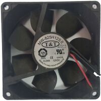 Ventilator 80x80x25 12VDC 3-pins / T&T MW-825H12SII met mini molex 3P aansluiting (2e kans)