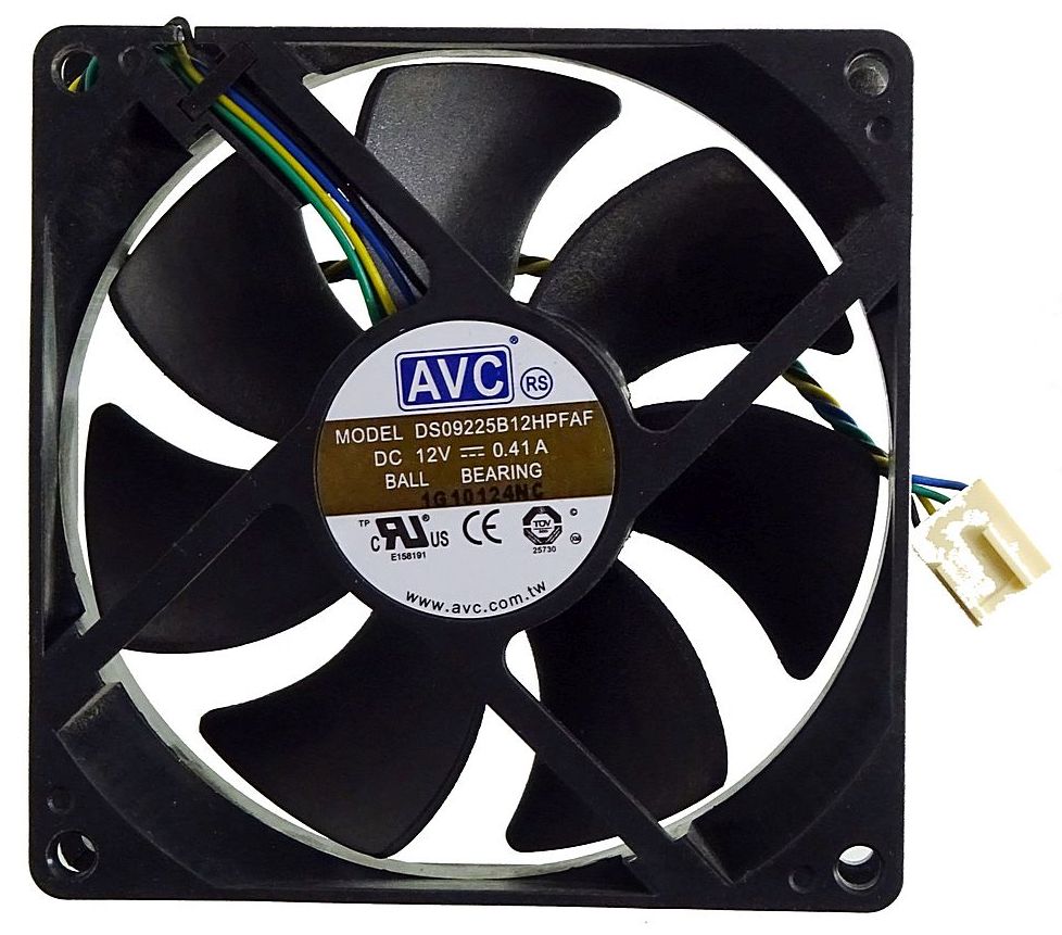 Ventilator 92x92x25 12VDC 4-pins / AVC DS09225B12HPFAF Ventilator 92x92x25 12VDC 4-pins / AVC DS09225B12HPFAF