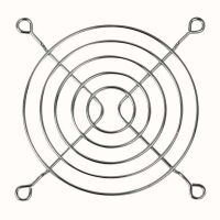 Ventilator 92x92 fan guard 5-ring zilverkleur (2e kans)