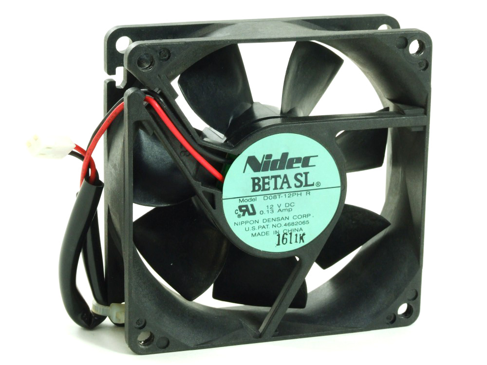 Ventilator 80x80x25 12VDC 2-pins / Nidec D08T-12PHR