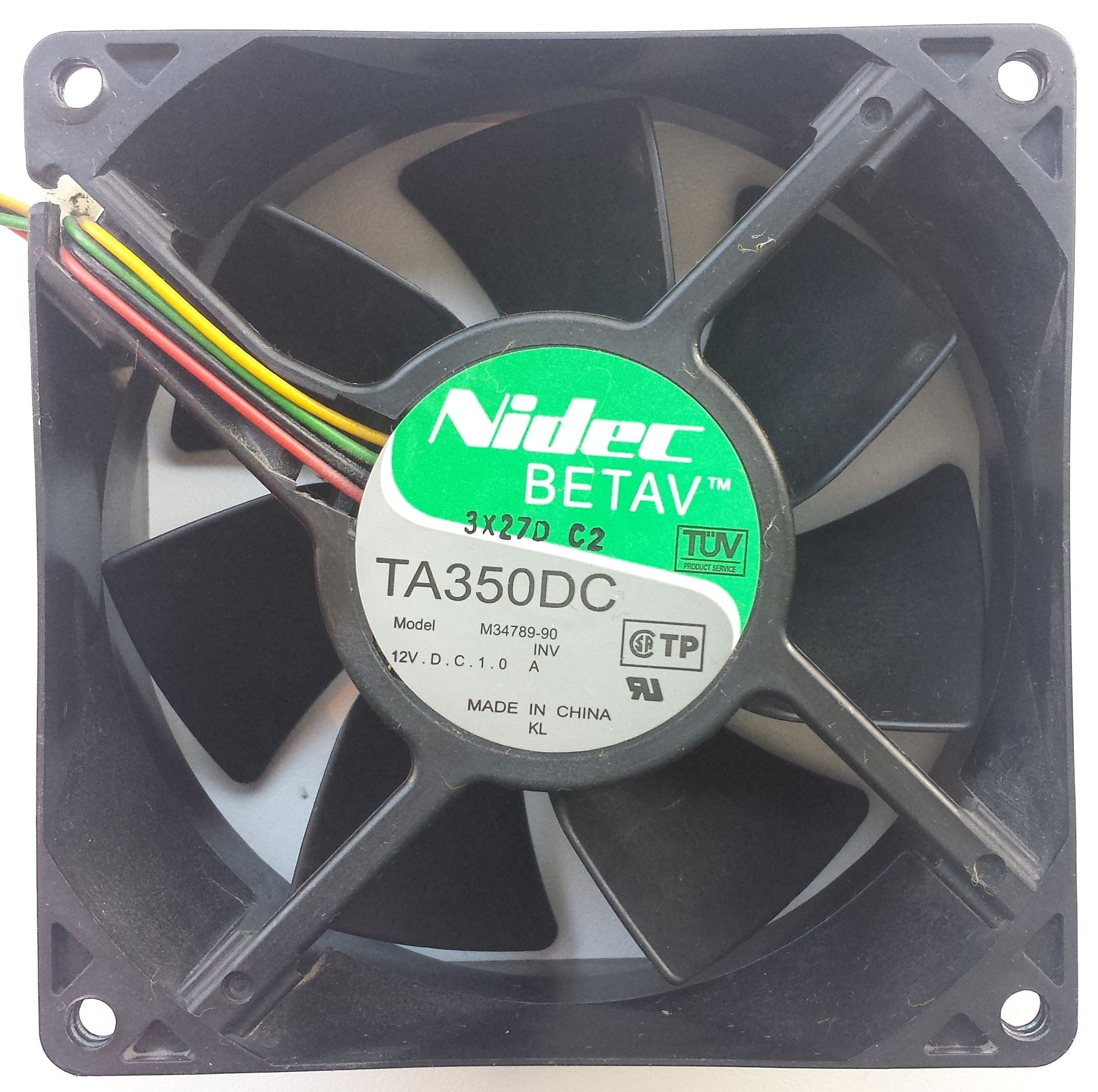 Ventilator 92x92x38 12VDC 4-pins / Nidec TA350DC M34789-90