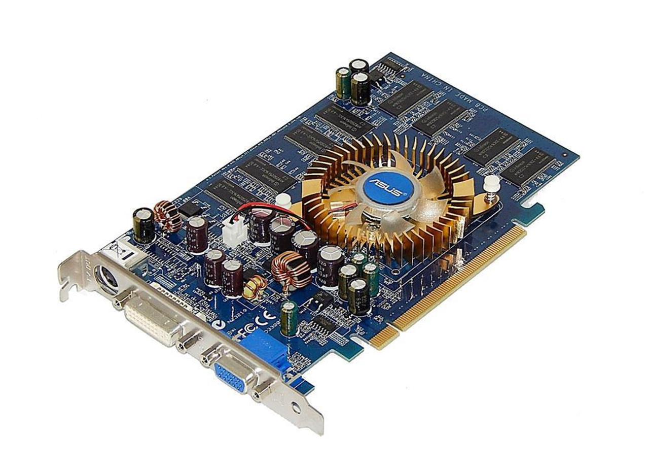 Grafische kaart nVidia GeForce 6600 256B DDR PCI-E 16x DVI VGA S-VIDEO NV43 Board ASUS