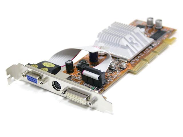 Grafische kaart ATI Radeon 9200 128MB DDR AGP 8x DVI VGA S-VIDEO RV280 ABIT