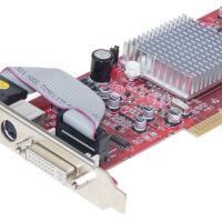 Grafische kaart ATI Radeon 9200 128MB DDR AGP 8x DVI VGA S-VIDEO RV280 Club3D