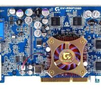 Grafische kaart ATI Radeon 9600 PRO 128MB DDR AGP 8x DVI VGA S-VIDEO RV350 Gigabyte