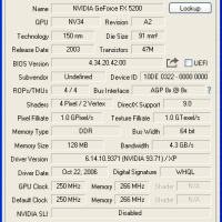 FX5200 CLUB3D GPUZ