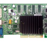 Grafische kaart nVidia GeForce FX5200 128MB DDR AGP 8x DVI VGA S-VIDEO NV34 Board p162-1nz DELL