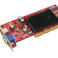 Grafische kaart nVidia GeForce FX5200 128MB DDR AGP 8x VGA S-VIDEO COMPOSIET NV34 Board p118dtn MSI