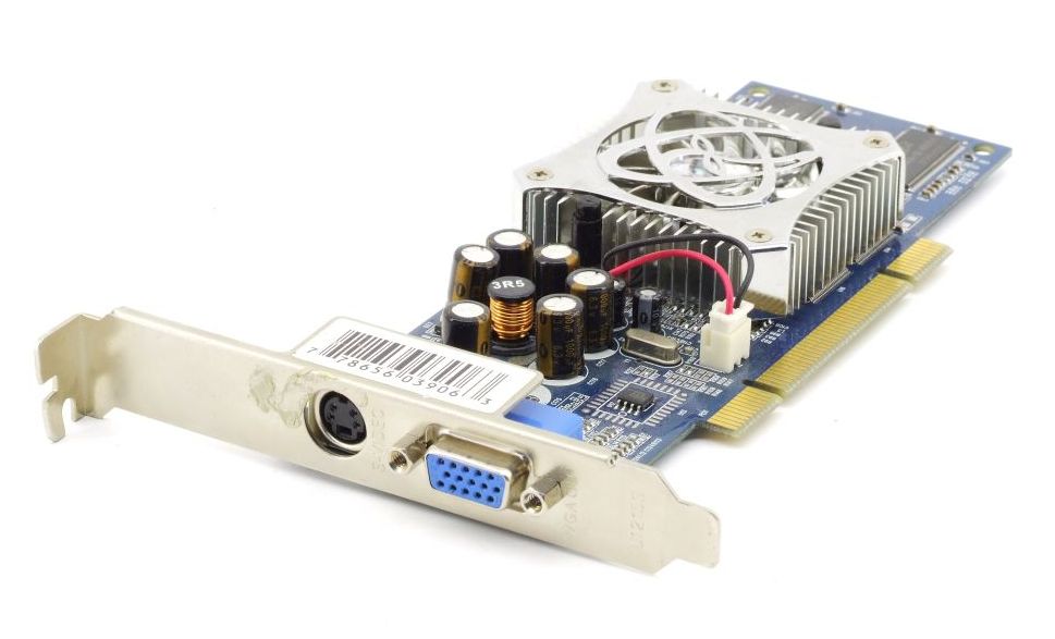 Grafische kaart nVidia GeForce FX5200 128MB DDR PCI VGA S-VIDEO NV34 Board p162-1n XFX