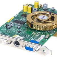 Grafische kaart nVidia GeForce FX5600 128MB DDR AGP 8x DVI VGA S-VIDEO NV31 Board P141nz ASUS V9560