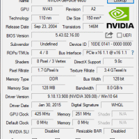 Grafische kaart nVidia GeForce 6600 128B DDR PCI-E 16x DVI VGA S-VIDEO NV43 Board Gigabyte - Afbeelding 4