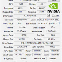 Grafische kaart nVidia GeForce 9300GS 512MB DDR2 PCI-E 16x 2.0 VGA DVI HDMI G98 Point of View - Afbeelding 3