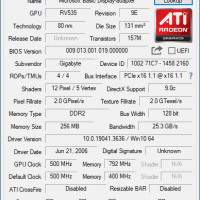 Grafische kaart AMD/ATI RV535 Radeon X1650 256MB DDR2 PCI-E 16x 1.1 2xDVI S-VIDEO Gigabyte (2e kans) - Afbeelding 5