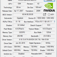 Grafische kaart nVidia G84 GeForce 8600GT 256MB GDDR3 PCI-E 16x 1.1 2xDVI S-VIDEO Gigabyte (2e kans) - Afbeelding 4