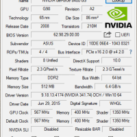 Grafische kaart nVidia G86 GeForce 8400GS 512MB DDR2 PCI-E 1x 1.1 HDMI DVI VGA Asus (2e kans) - Afbeelding 5
