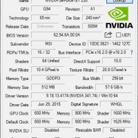 Grafische kaart nVidia G94 GeForce GT 230 512MB GDDR3 PCI-E 16x 2.0 DVI HDMI VGA MSI (2e kans) - Afbeelding 4