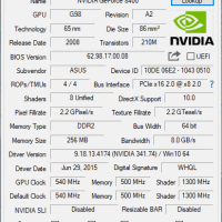 Grafische kaart nVidia G98 GeForce 8400 256MB DDR2 PCI-E 16x 2.0 VGA DVI HDMI Asus (2e kans) - Afbeelding 4