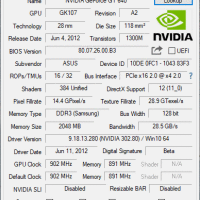 Grafische kaart nVidia GK107 GeForce GT 640 2GB DDR3 PCI-E 16x 2.0 2xDVI HDMI VGA Asus (2e kans) - Afbeelding 6