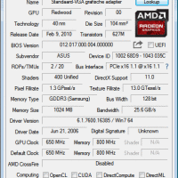 HD5570 ASUS GPUZ