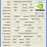 MX200 SPARKLE SP6200 GPUZ