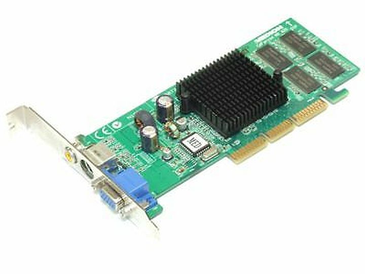 Grafische kaart nVidia GeForce4 MX420 64MB DDR AGP 4x VGA S-VIDEO COMPISIET NV17 Board MSI