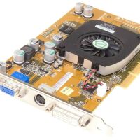 Grafische kaart nVidia GeForce4 MX460 64MB DDR AGP 4x DVI VGA S-VIDEO NV17 Board ASUS V8170