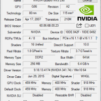Grafische kaart nVidia G86 Quadro NVS 290 256MB DDR2 PCI-E 16x 1.1 DMS-59 nVidia (2e kans) - Afbeelding 4