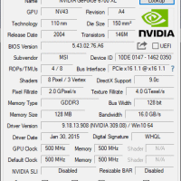 Grafische kaart nVidia GeForce 6700 XL 128MB GDDR3 PCI-E 16x 2.0 VGA DVI NV43 MSI - Afbeelding 3