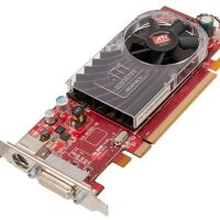 Grafische kaart AMD/ATI RV610 Radeon HD 2400XT 256MB DDR2 PCI-E 16x 1.1 DMS-59 S-VIDEO LOW PROFILE Dell (2e kans)