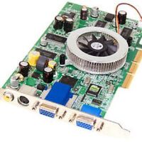 Grafische kaart nVidia GeForce4 Ti 4200 128MB SDR AGP 8x 2xVGA S-VIDEO COMPOSITE NV28 Board MSI