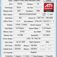 X1600 MSI GPUZ