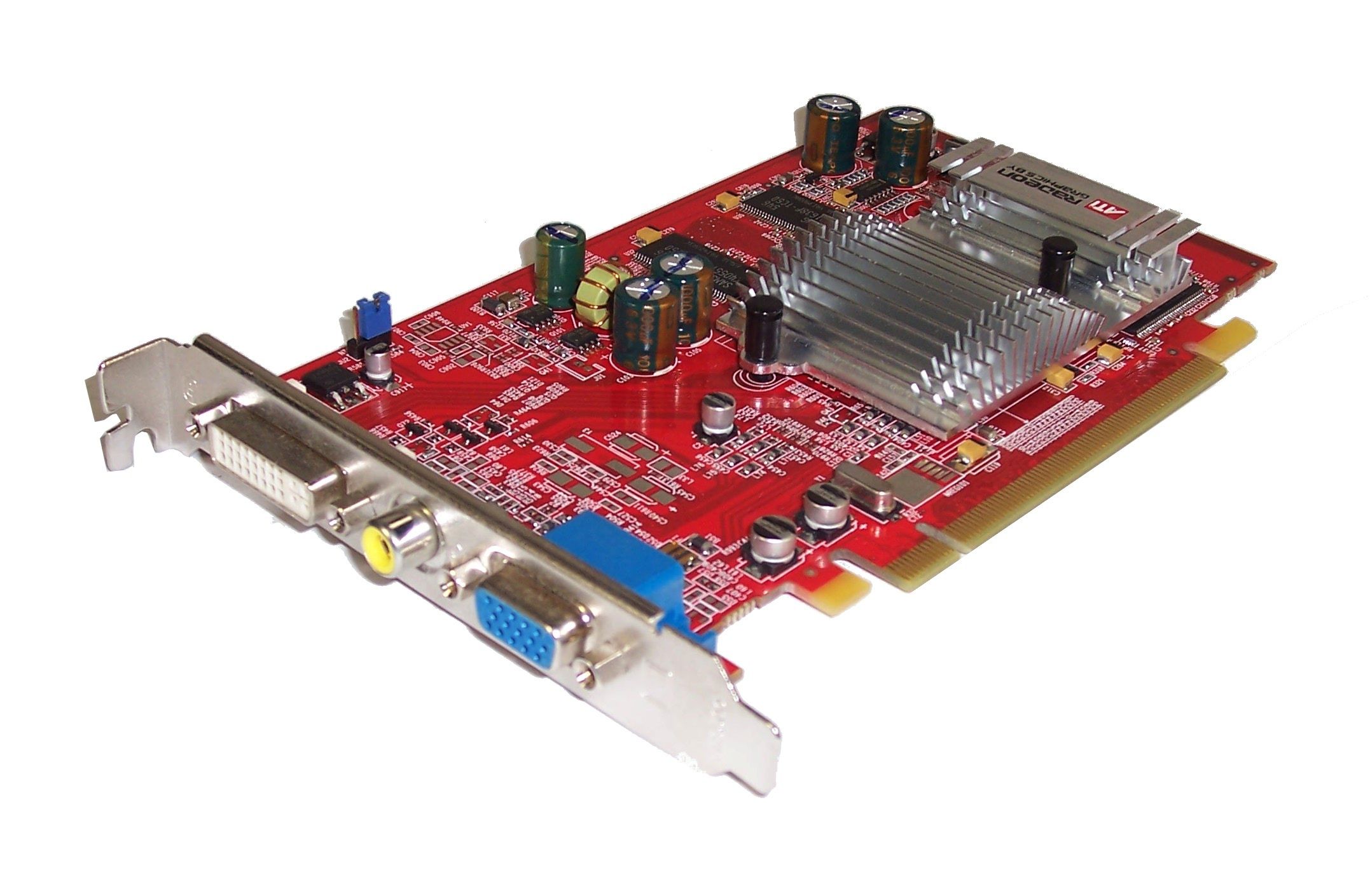 Grafische kaart ATI Radeon X600 256MB DDR PCI-E 16x 1.1 DVI VGA S-VIDEO RV370 Sapphire