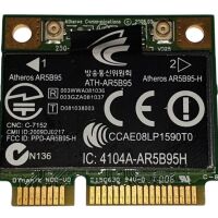 WiFi kaart 802.11b/g/n 150 Mbps Mini PCIe Atheros ATH-AR5B95 (2e kans)