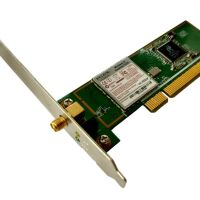 WiFi kaart 802.11b/g 54 Mbps PCI Belkin Wireless-G desktop Card 6000DF met 3dBi antenne (2e kans)