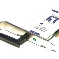 WiFi kaart 802.11b/g 54 Mbps PCI Level One WNC-0300 met 3dBi antenne (2e kans)