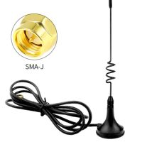 Antenne 433Mhz Spring 2M kabel met SMA male connector en magnetische voet 3dBi Gain - Afbeelding 3