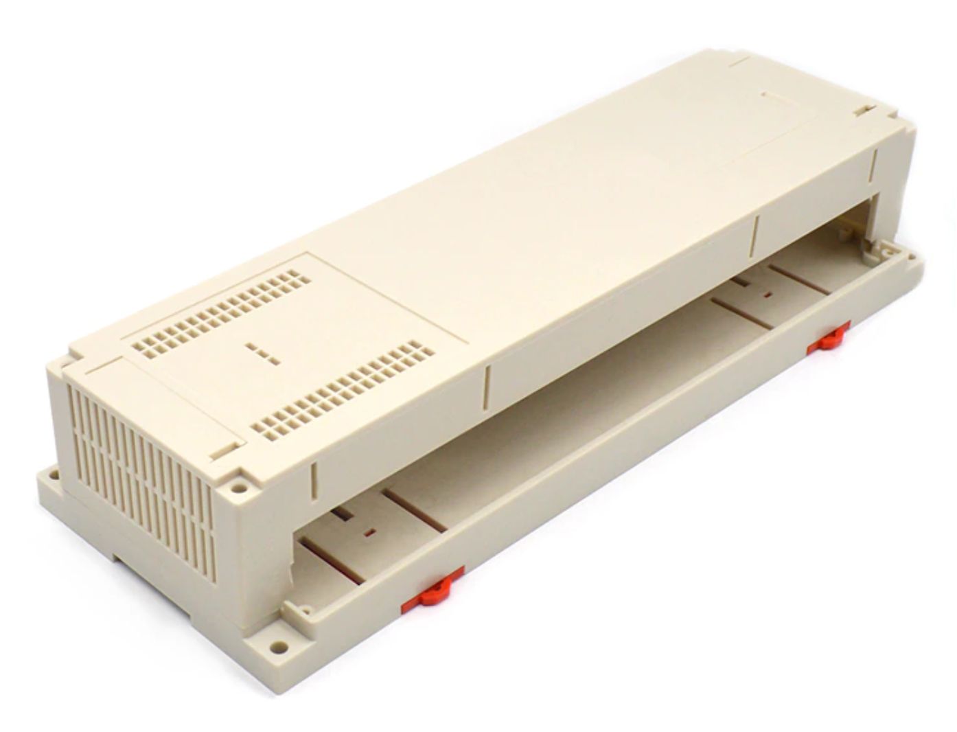 Behuizing kunststof DIN Rail 300x110x60mm ABS beige (AK-P-26)