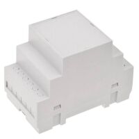 Behuizing kunststof DIN Rail 53x90x65mm ABS lichtgrijs 4U65050907-310