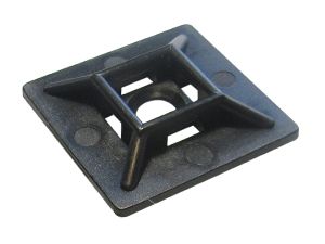 Plakzadel 20x20mm zwart Plakzadel 20x20mm zwart