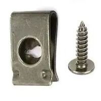 Schroef klem U-type 11x16x4.8mm met schroef metaal grijs/zwart - Afbeelding 3