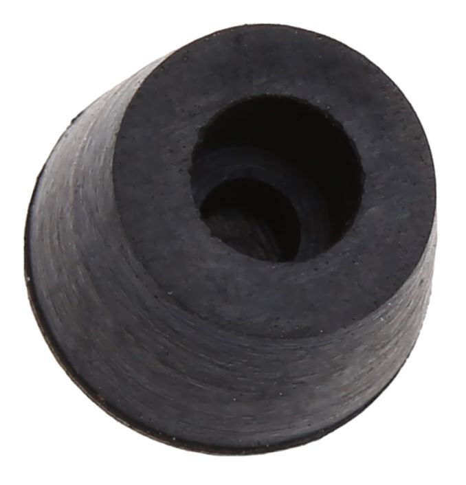 Voet-Stootdop-Bumper rond d=17mm x h=11mm zwart 02