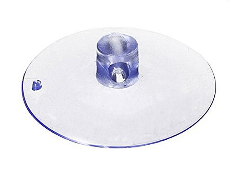 Zuignap 25mm transparant met 3mm gat (XN438) Zuignap 25mm transparant met 3mm gat (XN438)