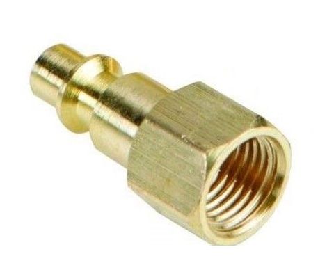Euro koppeling perslucht male binnendraad 1/4'' DN8 messing Euro koppeling perslucht male binnendraad 1/4'' DN8 messing