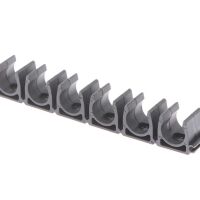 Slangklem montage clip voor OD=10mm buis 6-stuks kunststof nylon zwart