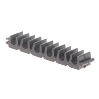 Slangklem montage clip voor OD=4mm buis 6-stuks kunststof nylon zwart