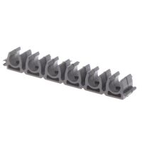 Slangklem montage clip voor OD=6mm buis 6-stuks kunststof nylon zwart