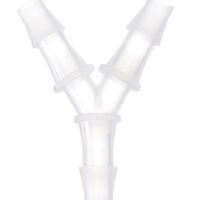 Slangkoppeling Y-stuk OD=3x3x3mm PP transparant