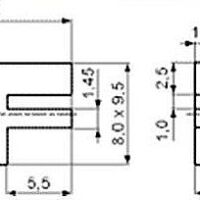 Antenne RP-SMA female connector PCB maten